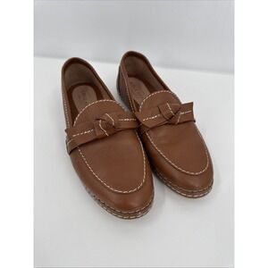 Cole Haan Cloudfeel All Day Bow Loafer in Brown Women Size 8.5 Medium Width
